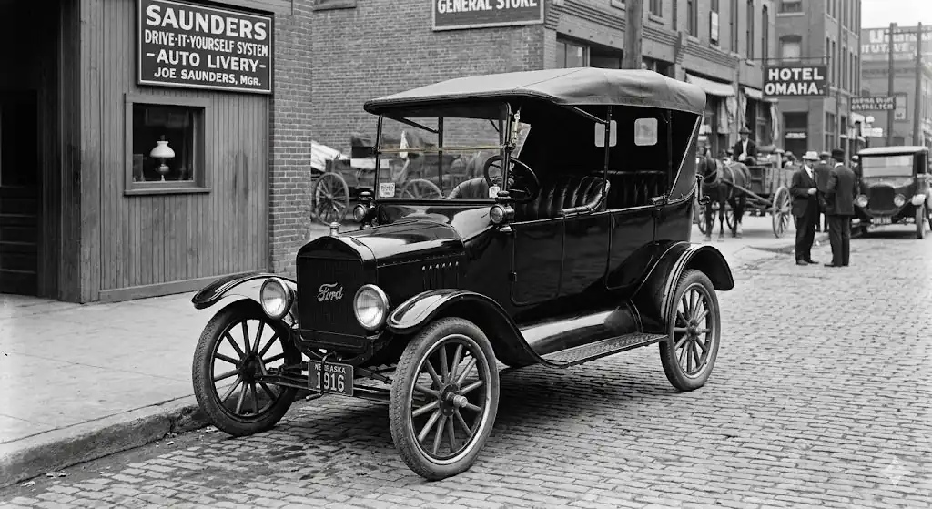 تاريخ تأجير السيارات أول سيارة إيجار في العالم