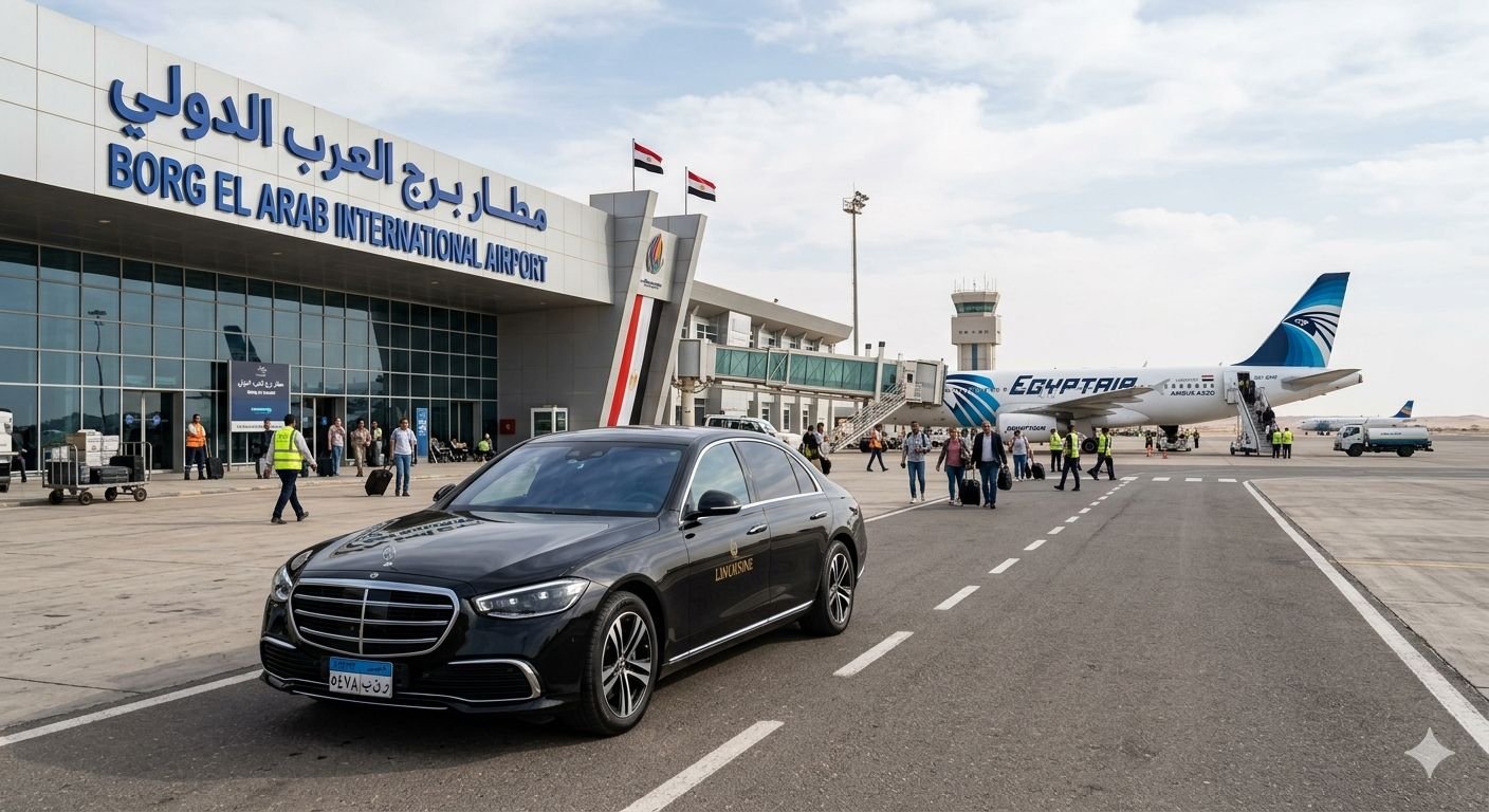 ليموزين مطار برج العرب 1 ليموزين مطار برج العرب